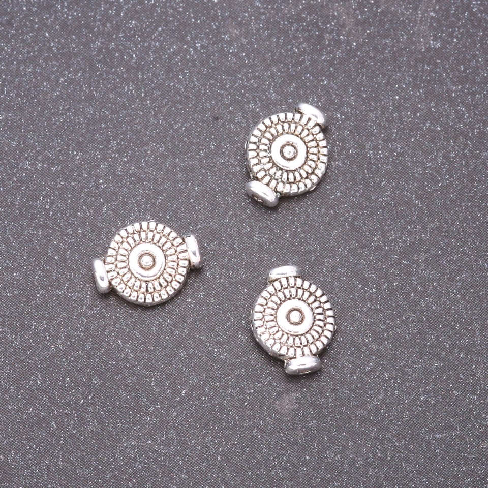 Bead-insert Findings, diameter 7x10 mm, diameter 0.8 mm, packaging 20 g, ± 37 pcs