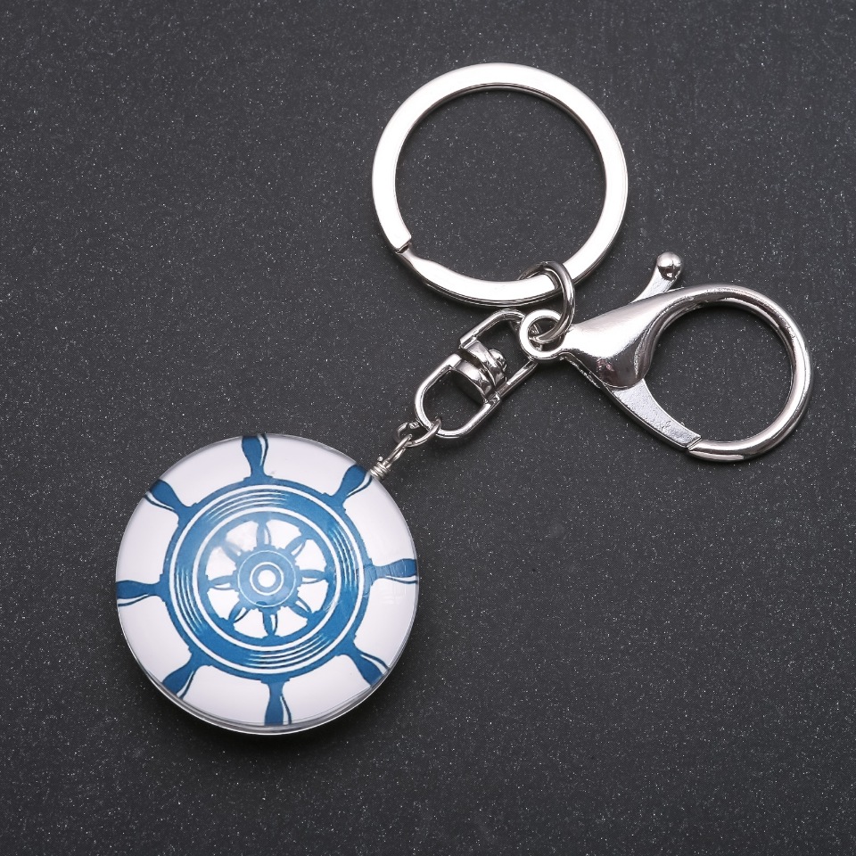 Keychain, diameter 3.5 cm, length 9 cm