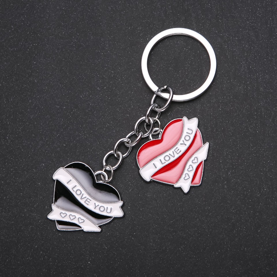 Heart Keychain in Silver Color