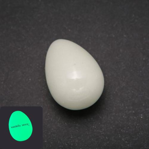 Onyx Egg Souvenir with Green Glow, natural stone, 35×25± mm diameter