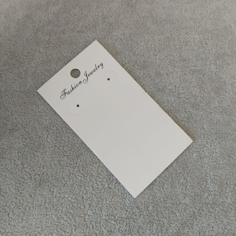 Earring display tray 9x5 cm, pack of 200