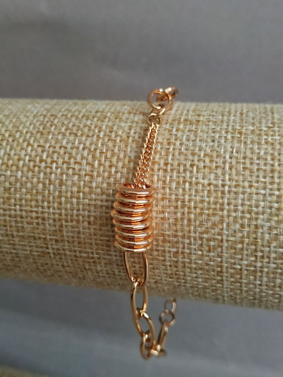 Браслет Xuping Позолота 18К, довжина 18-20см, товщина 7мм+