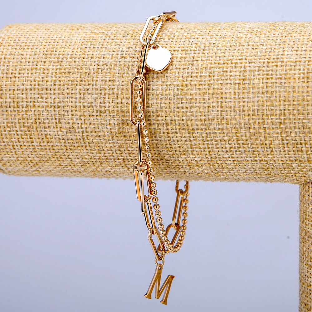 Браслет Xuping Позолота 18К, товщина 5мм+-, довжина 17-21см+