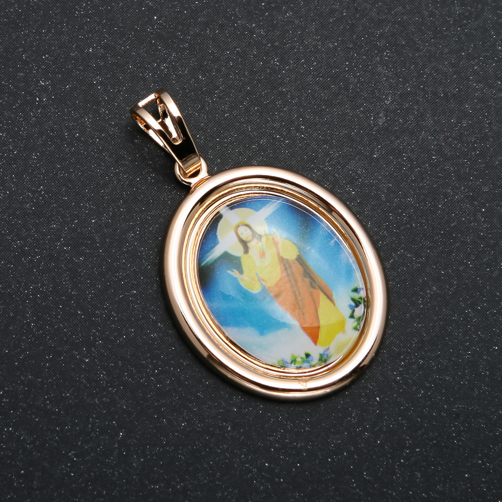 Pendant Xuping 18K Gold Plated Icon, 33x20 mm +