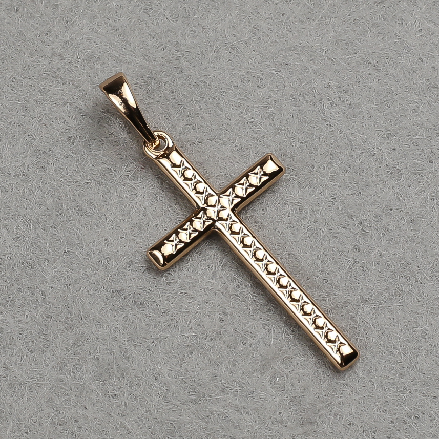 Xuping 18K Gold-Plated Cross Pendant 36x16 mm +
