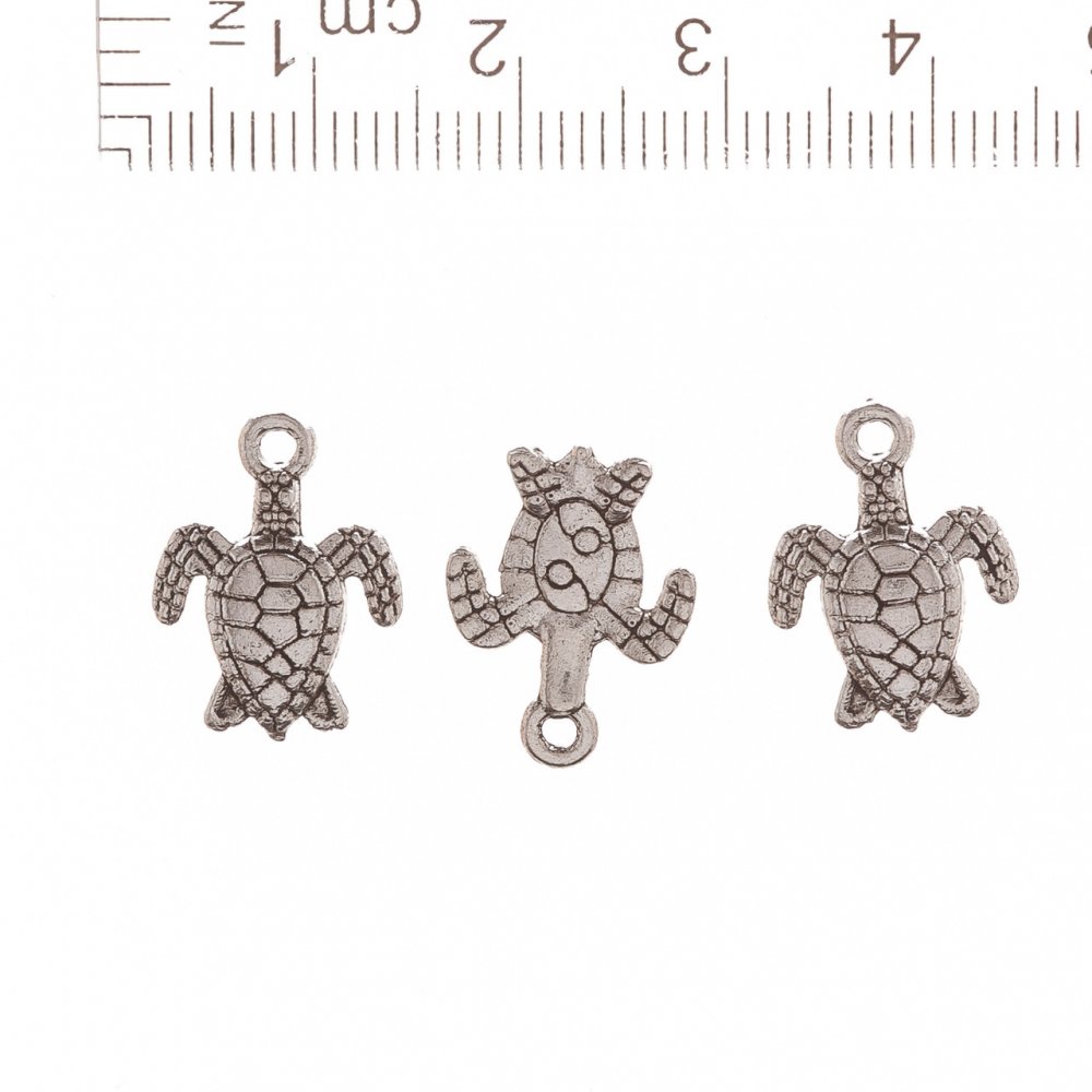 Фурнітура Підвіска Морська черепашка 1см, фас. 20гр (20шт)