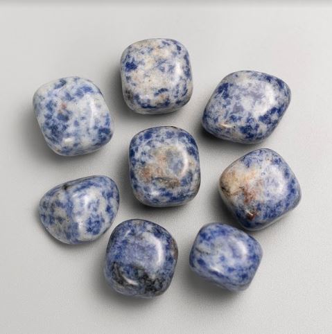 Souvenir natural sodalite stone, faceted, 21x17 mm (+/-) 100 g pack