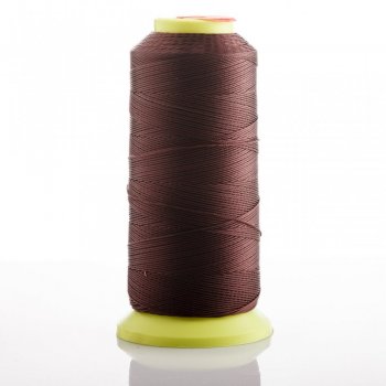 Chocolate Bobbin Thread, 0.3 mm Diameter, Capron for Crafts, 500 m